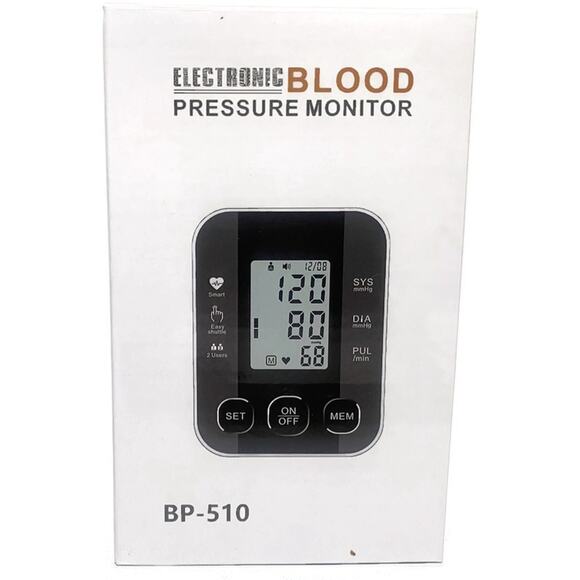 Electronic Blood Pressure Monitor BP-510 With Easy Shuttle and Voice Broadcast - Picture 8 of 10